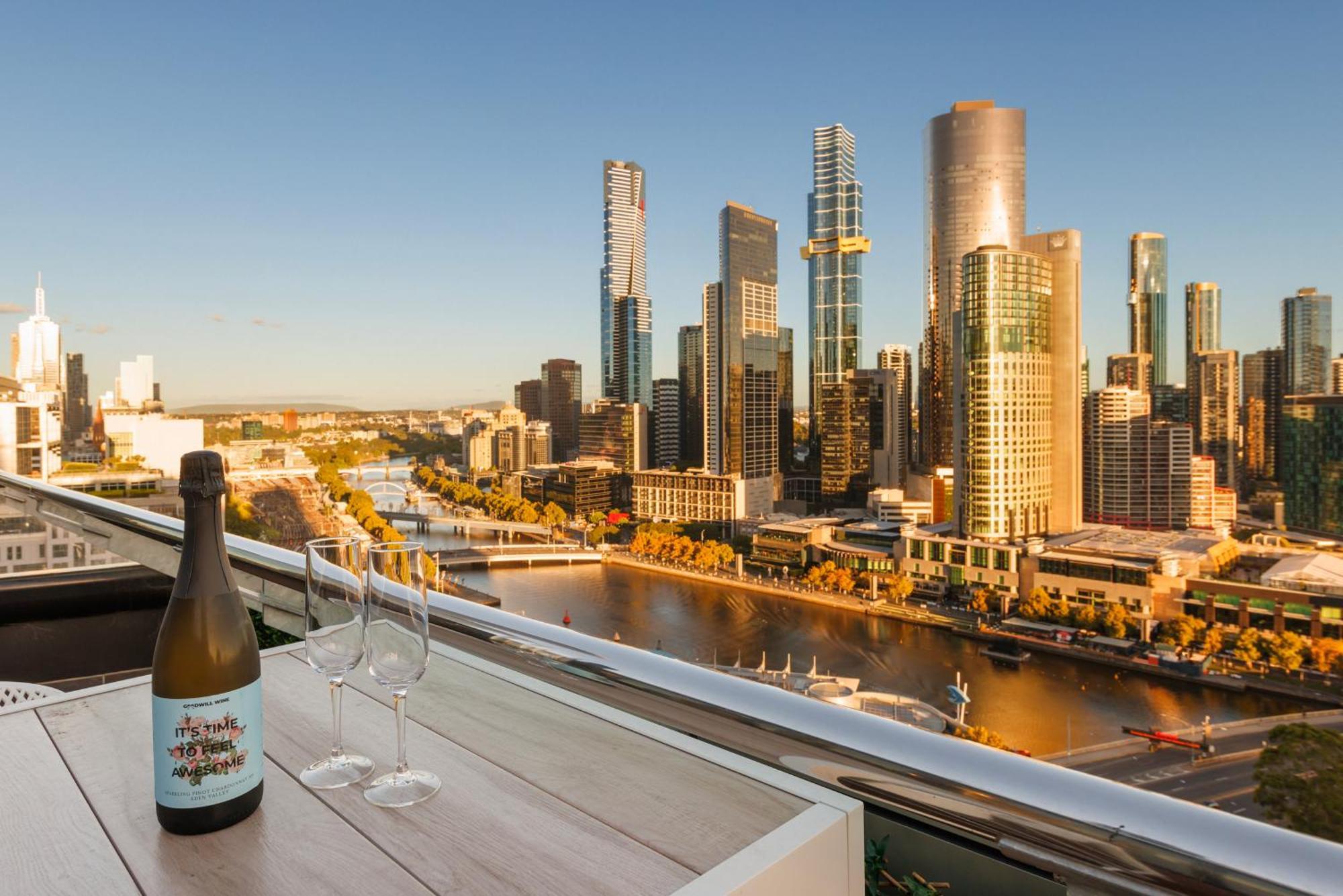 Ferienwohnung Flinders Luxury Penthouse Melbourne City Exterior foto